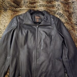 Danier Black Leather Jacket